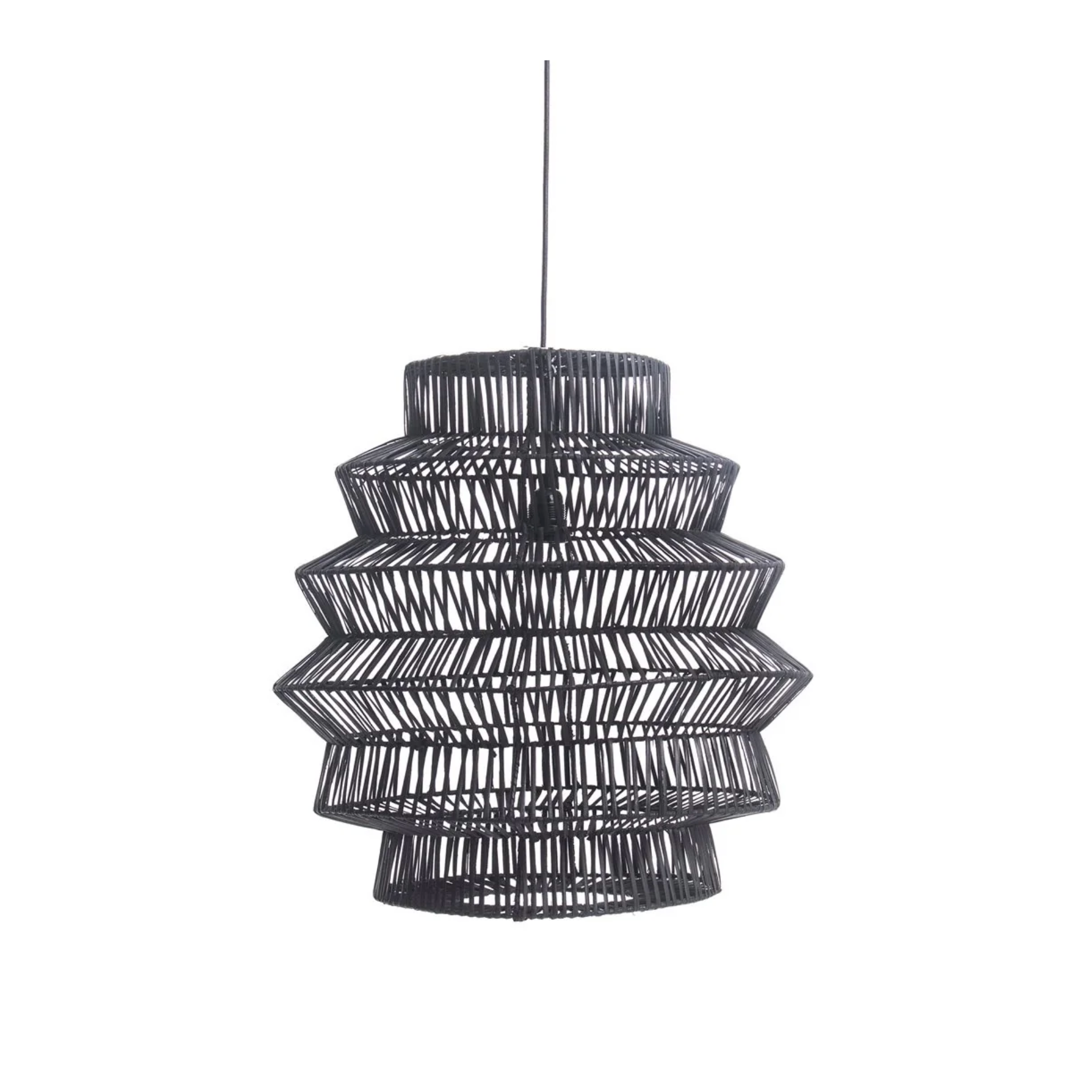 Melna Griestu Lampa EGLE attēls 1