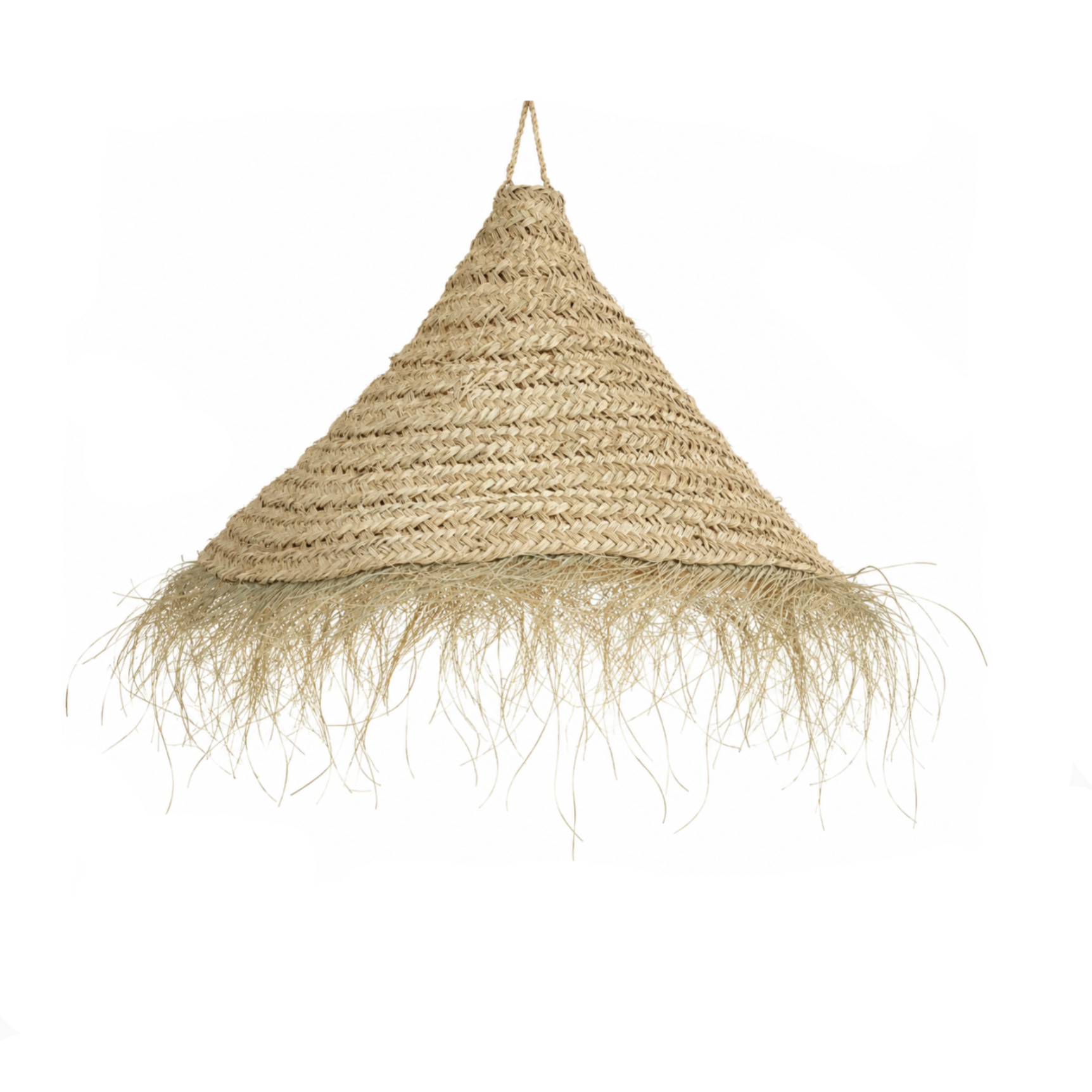 Pīta sienas lampa no bambusa ar modernu boho stilu, piemērota viesistabas dekora akcentam