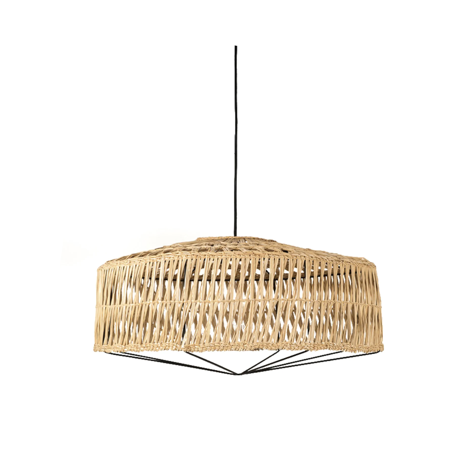 Rokdarbu pīta sienas lampa no kārkla ar boho stilu un siltu gaismu mājīgā interjerā
