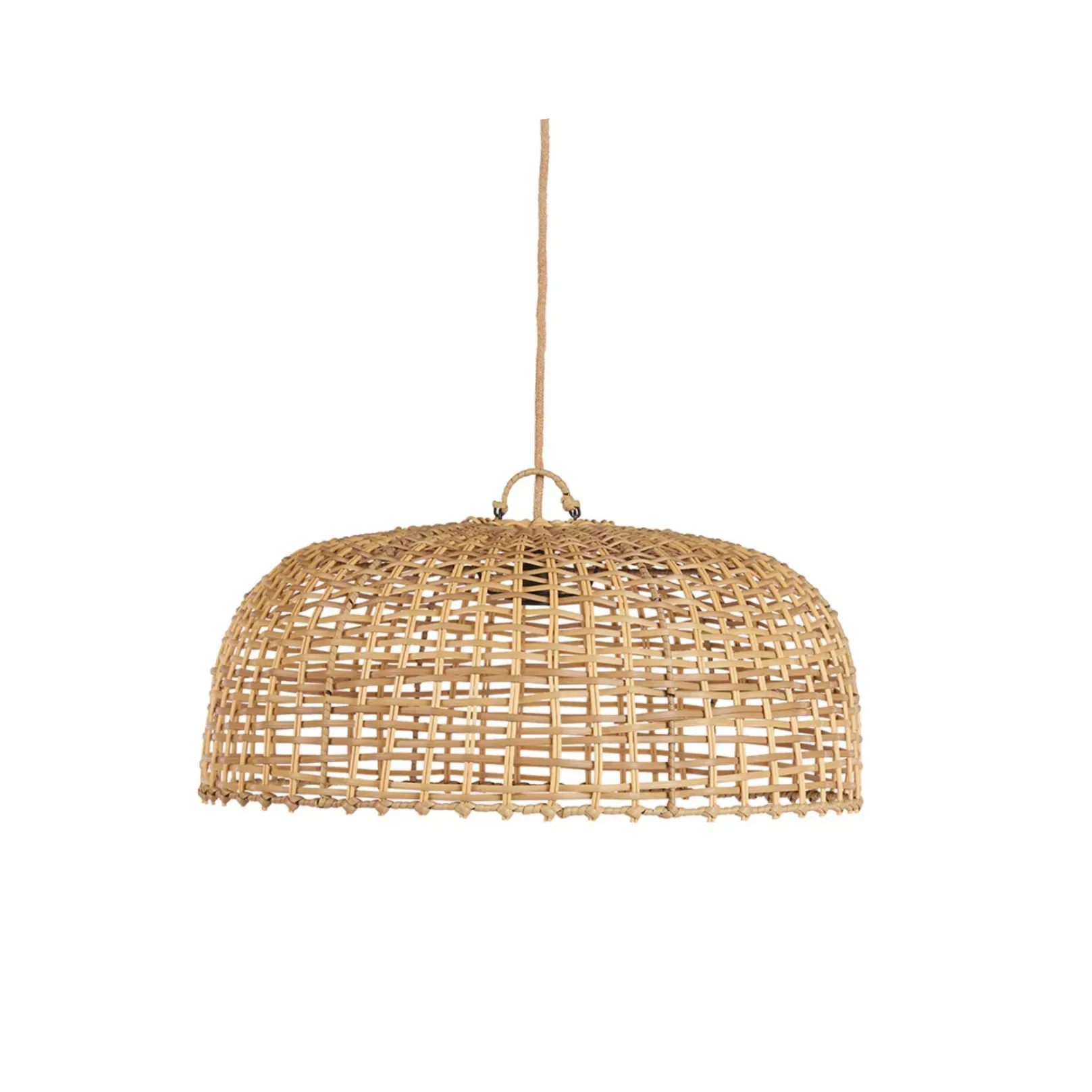 Pīta griestu lampa, kārkls, kupola forma, eko dizains